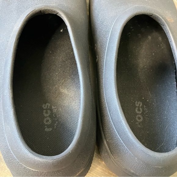Crocs On The Clock Work Slip-on Black 6 Comfort Casual - Picture 10 of 10